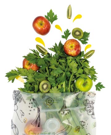 bolsa para conservar frutas y verduras